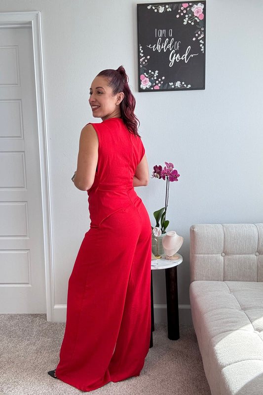 CONFIANZA JUMPSUIT ROJO