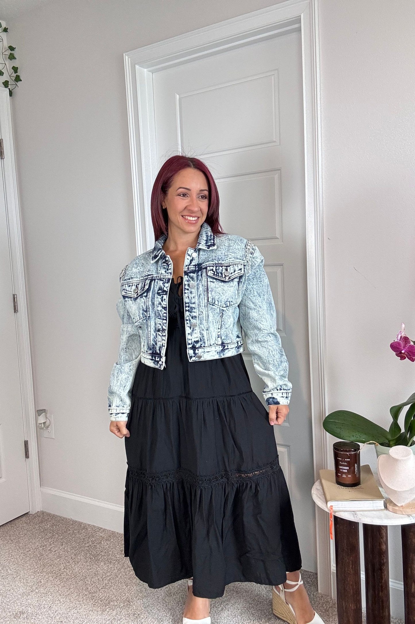 Beading Denim Jacket
