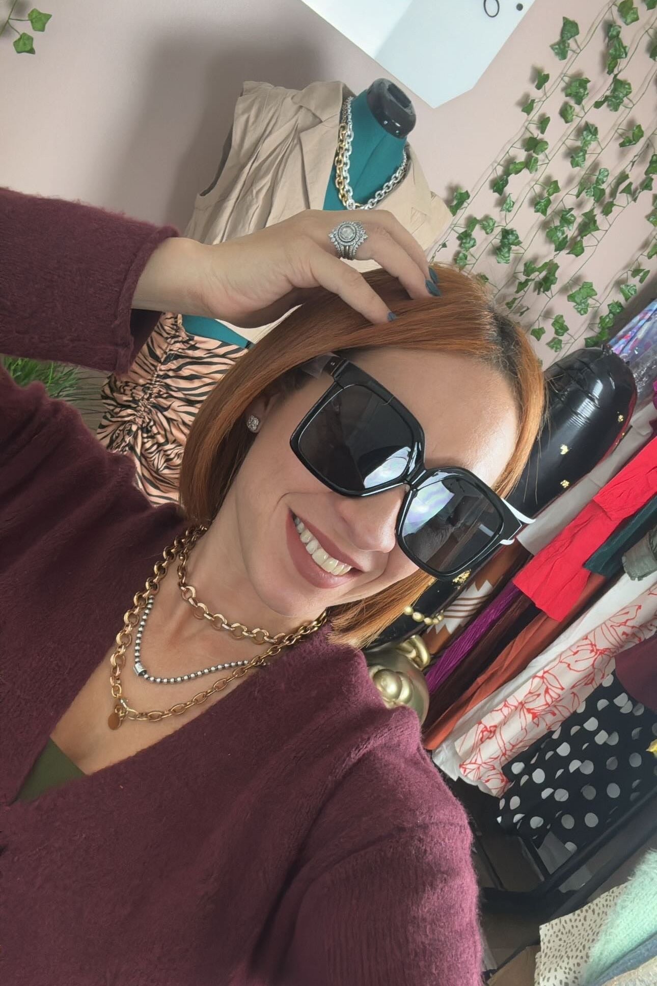 OVERSIZED SQUARE SUNGLASSES
