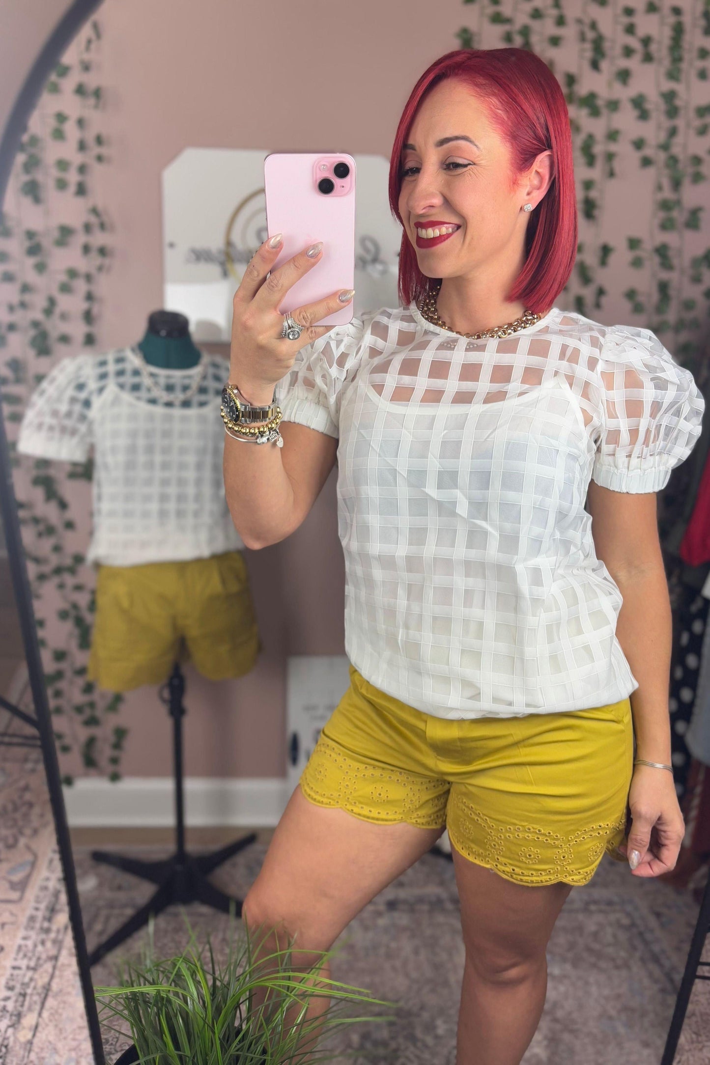 ORGANZA WHITE TOP