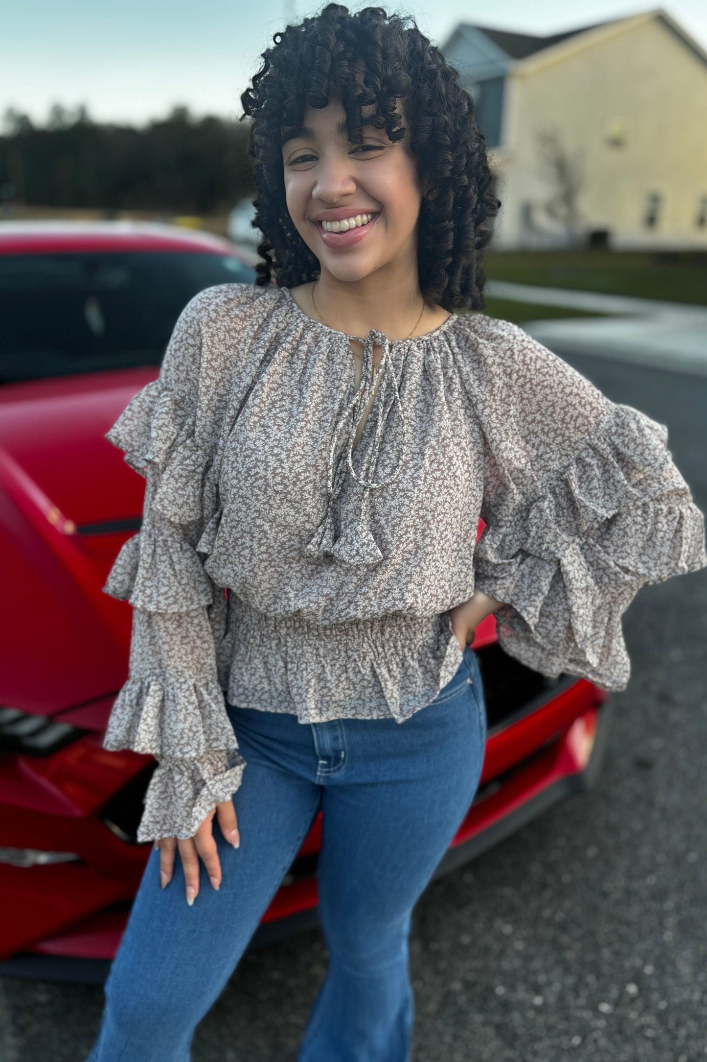 MOCHA BLOUSE