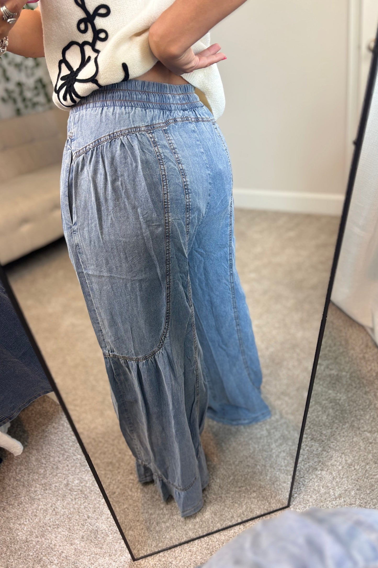 TENCEL WIDE LEG PALAZZO