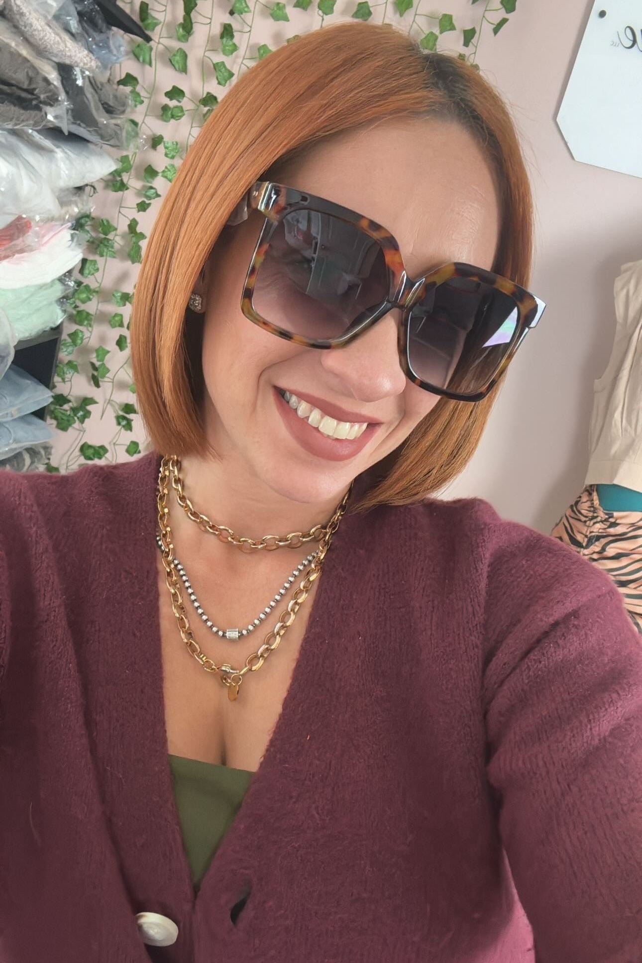 OVERSIZED SQUARE SUNGLASSES