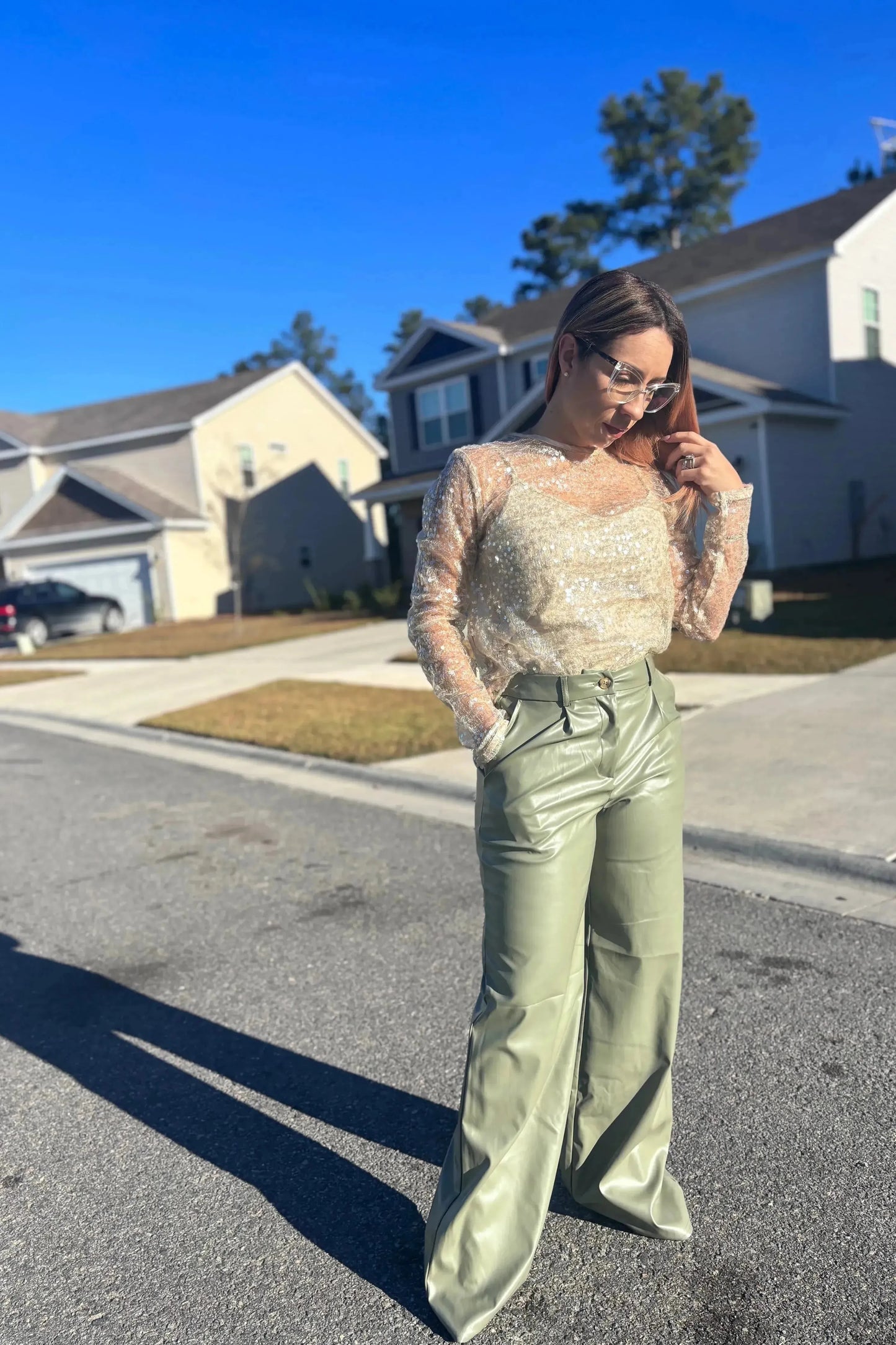 PANTALONES DE PIEL BOSQUE