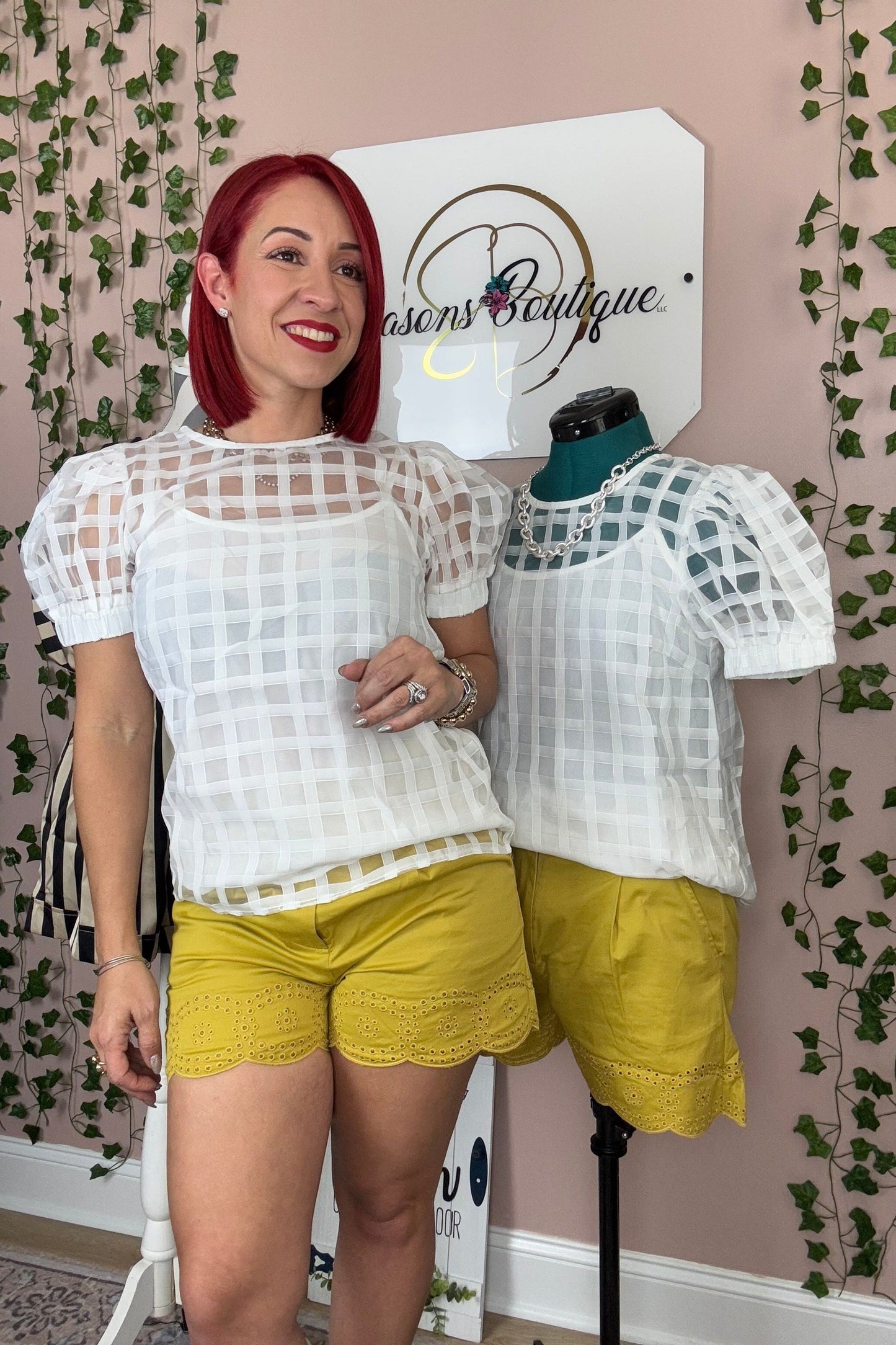 ORGANZA WHITE TOP