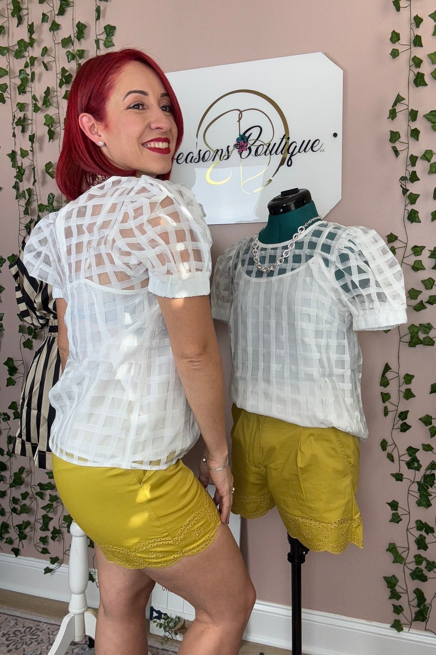 ORGANZA WHITE TOP