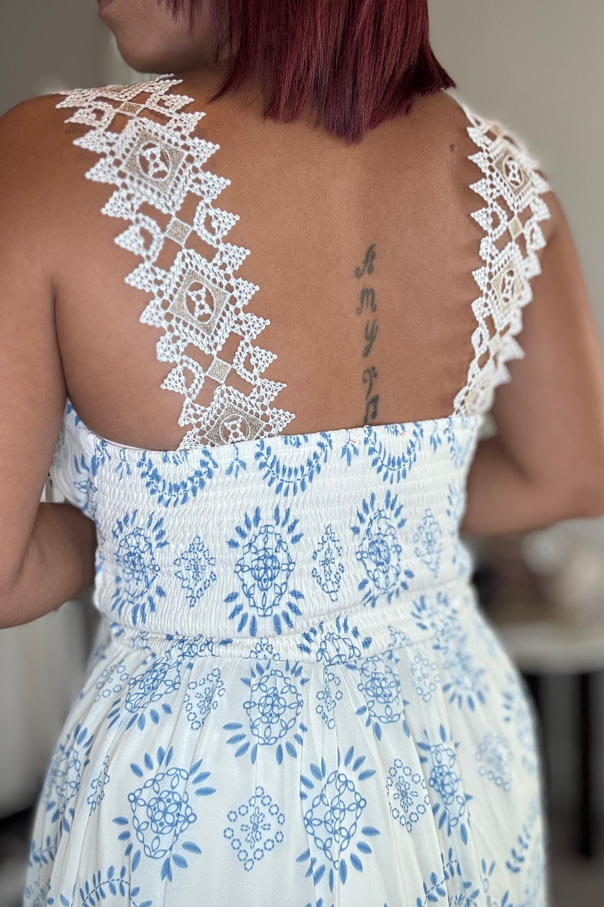 Print Midi dress (solo LARGE)