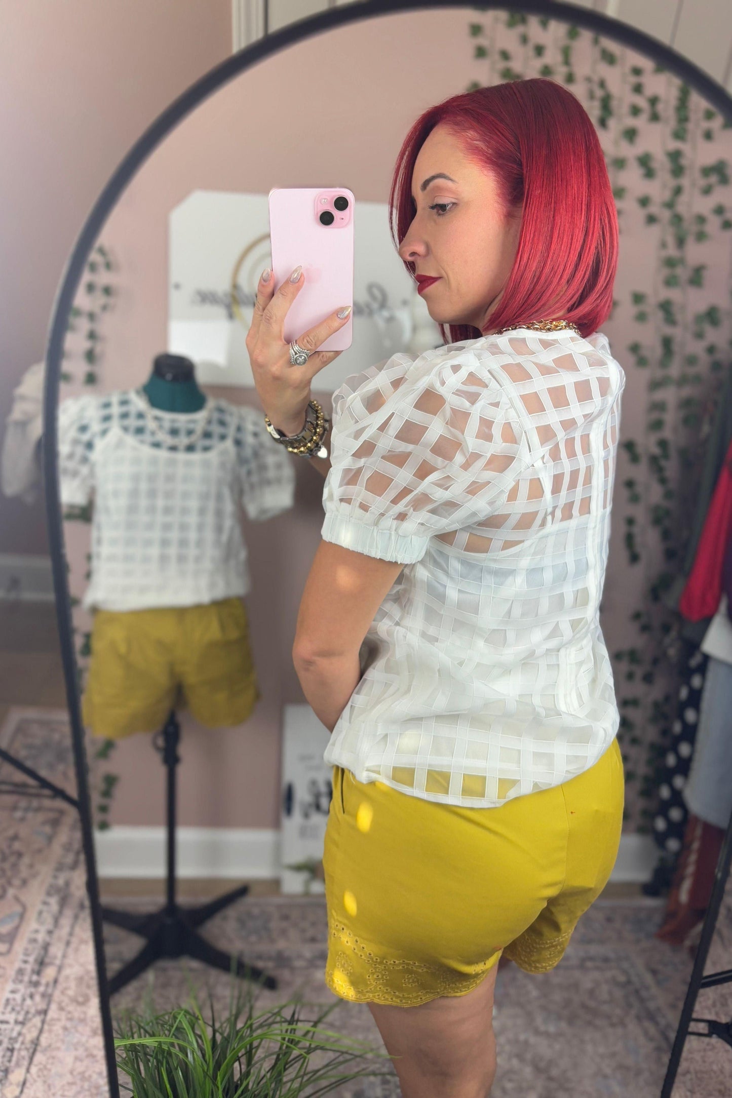 ORGANZA WHITE TOP