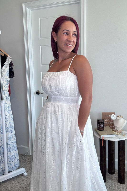 Elegant white dress