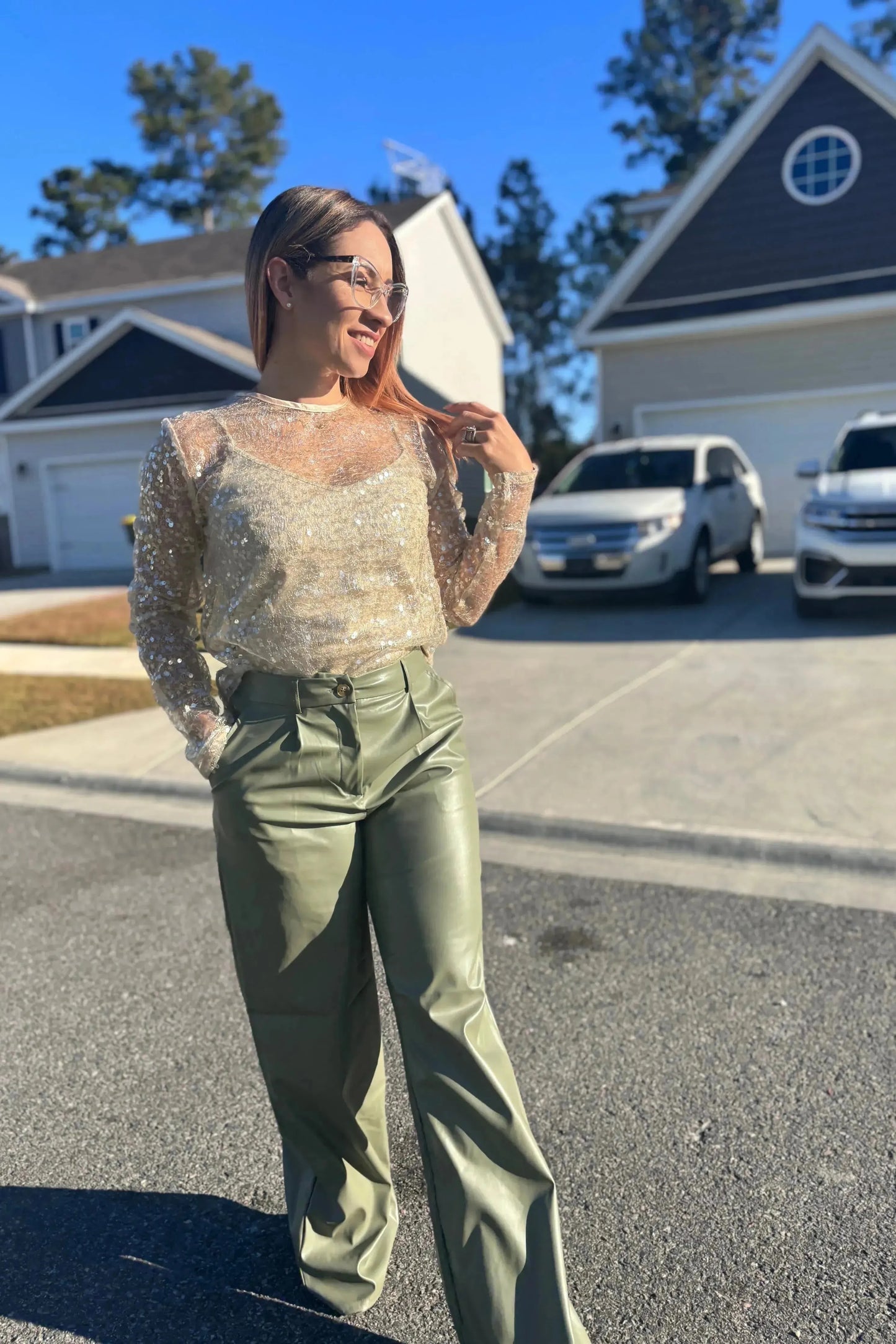 PANTALONES DE PIEL BOSQUE