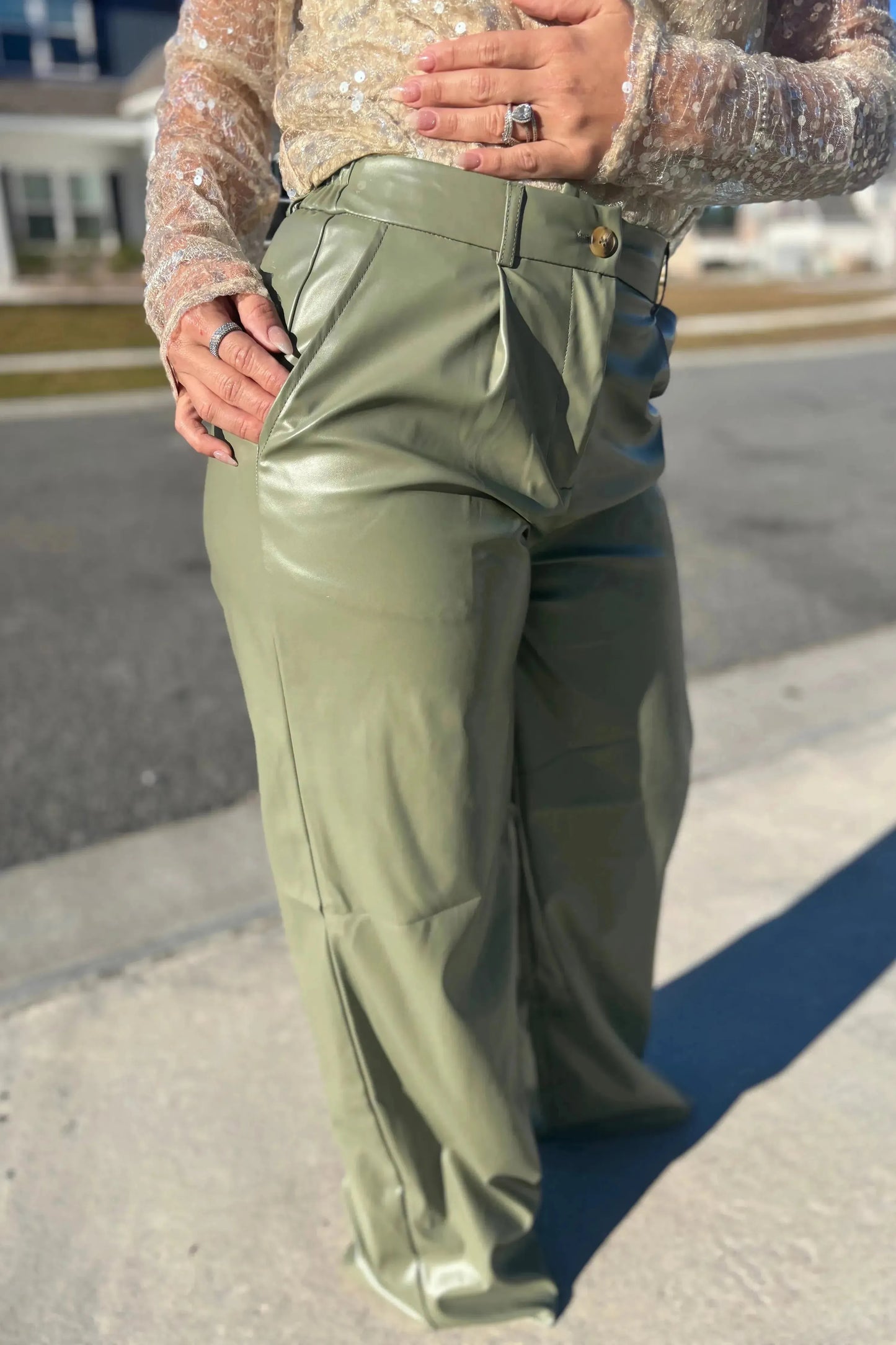 PANTALONES DE PIEL BOSQUE