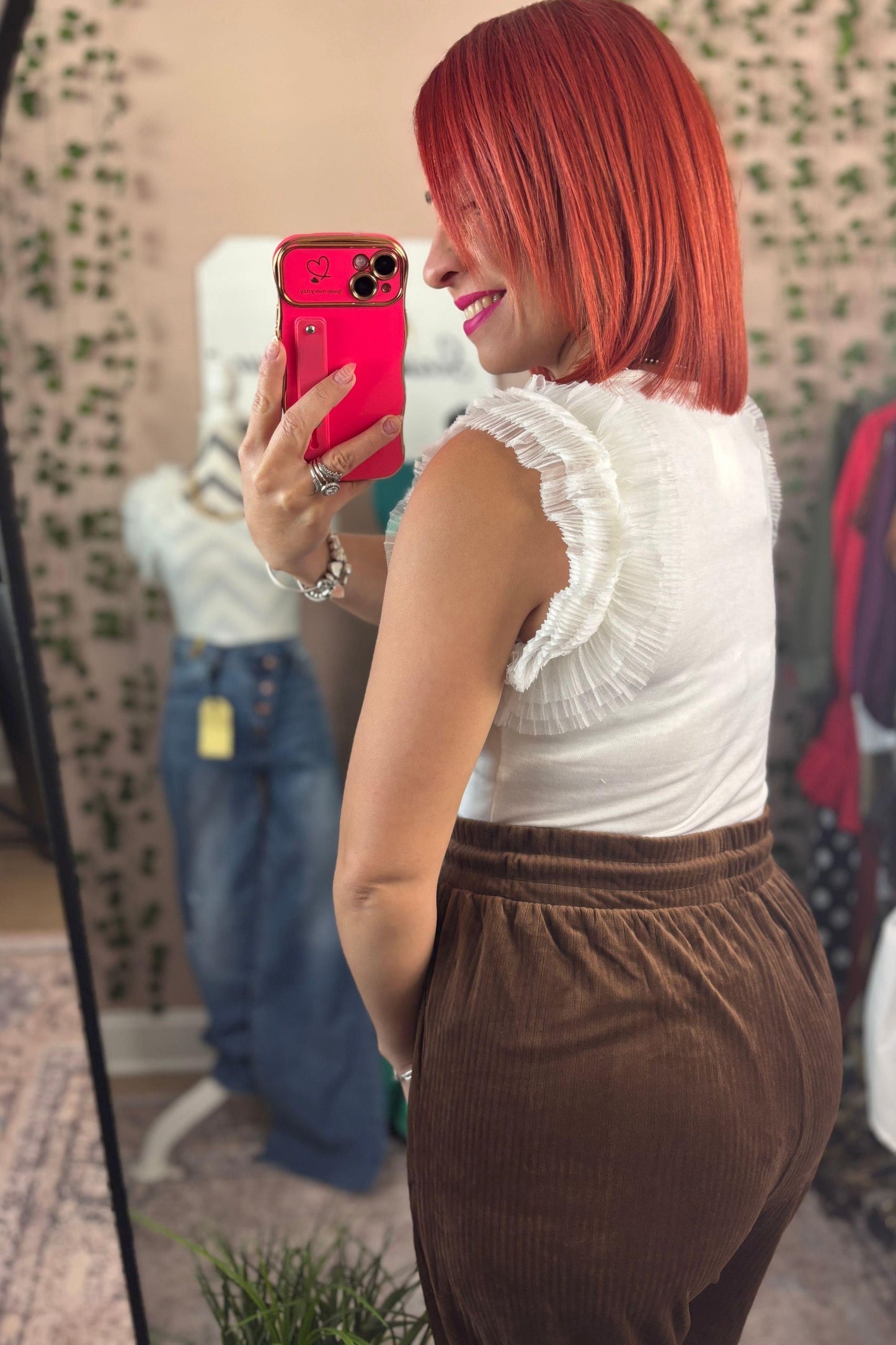 BODY CON VOLANTES DE TUL