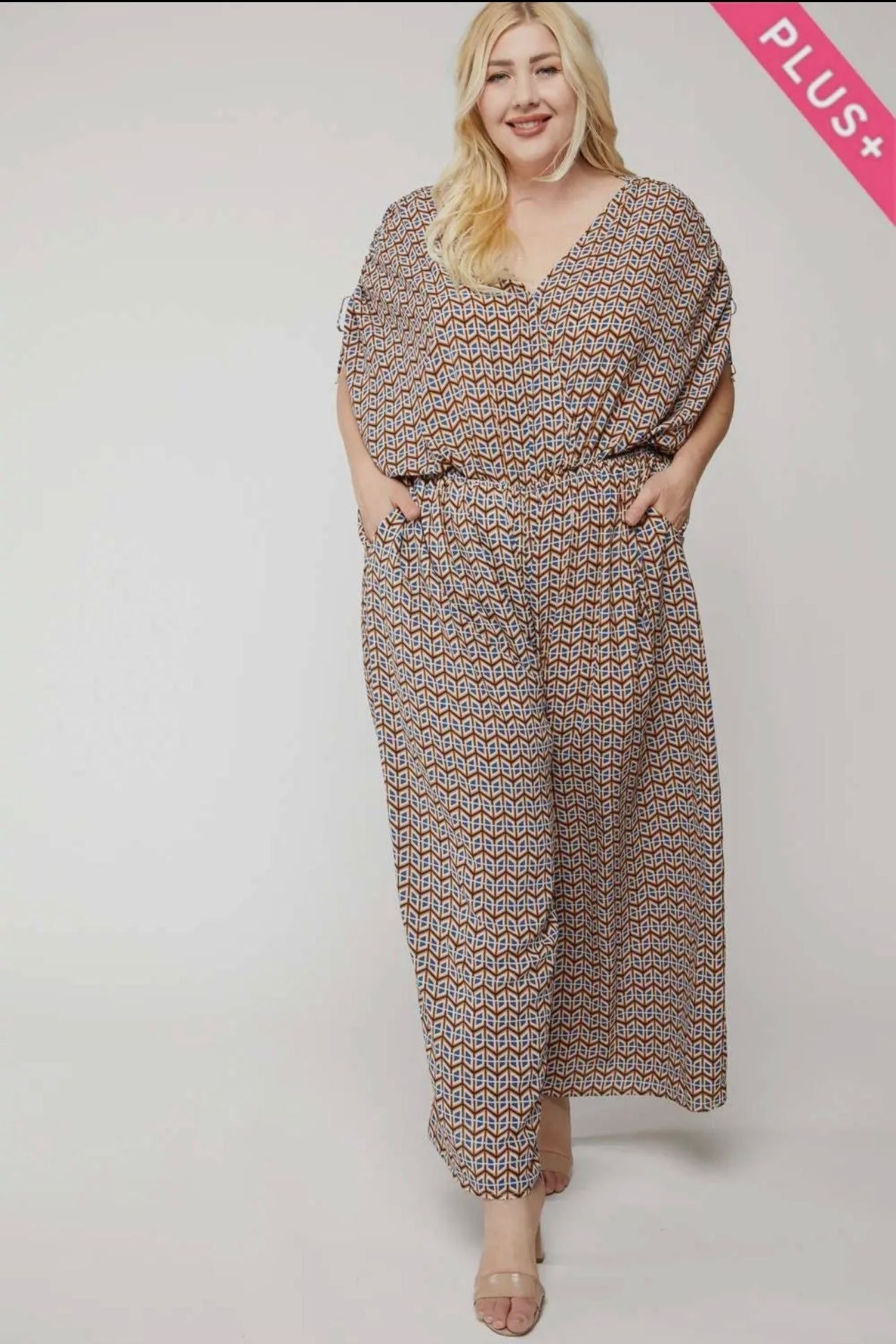 MONO CUELLO EN V TALLAS GRANDES