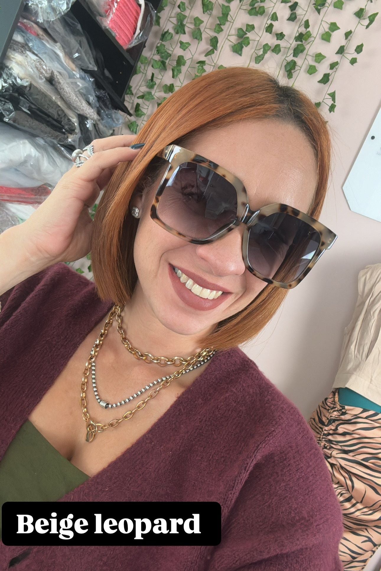 OVERSIZED SQUARE SUNGLASSES