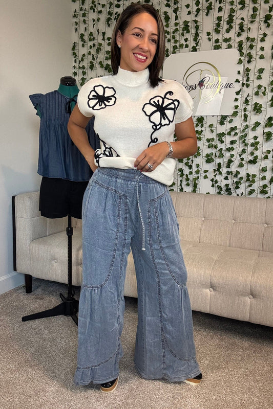 TENCEL WIDE LEG PALAZZO