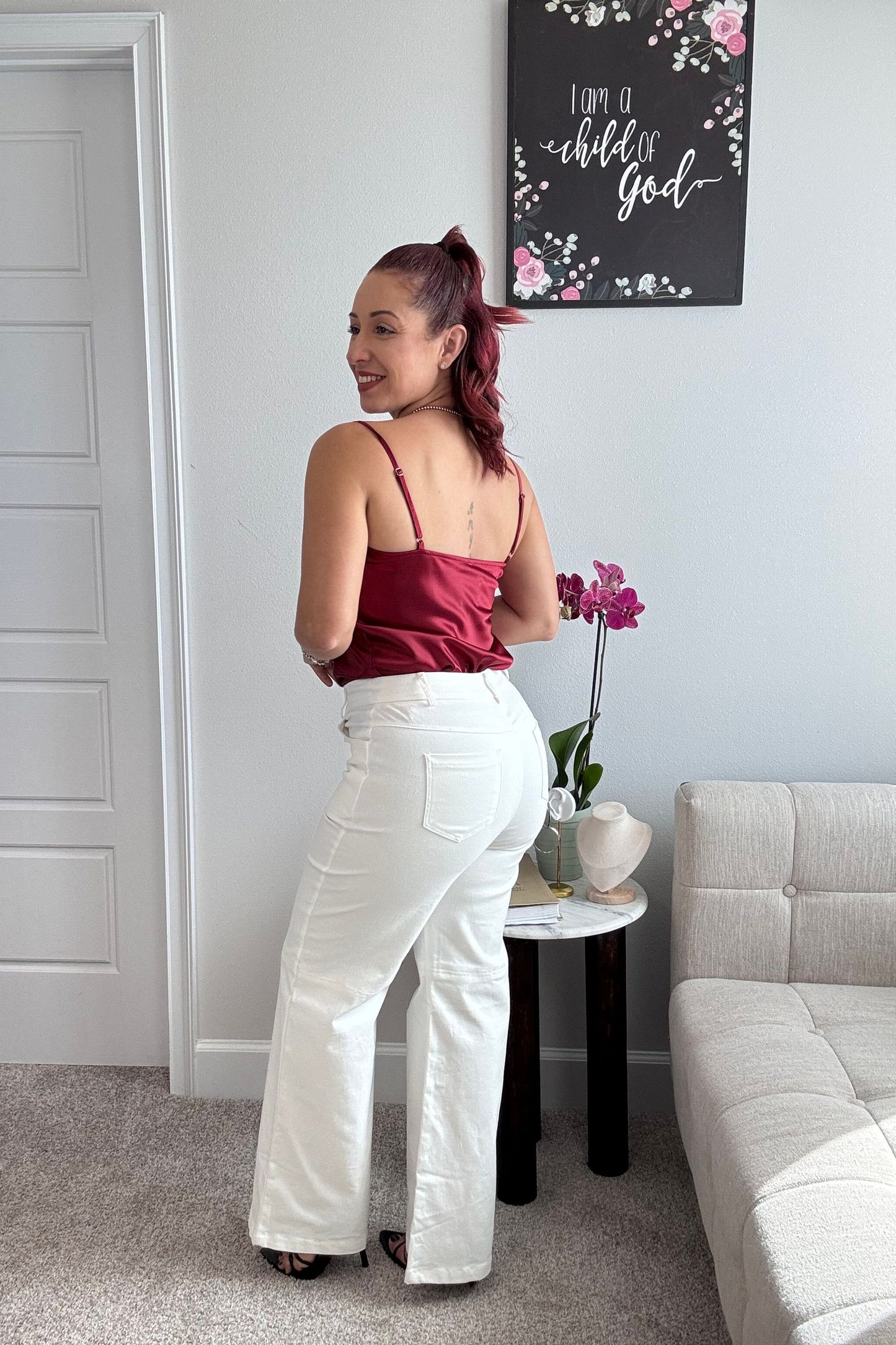 PANTALÓN BLANCO CLÁSICO STRAIGHT LEG