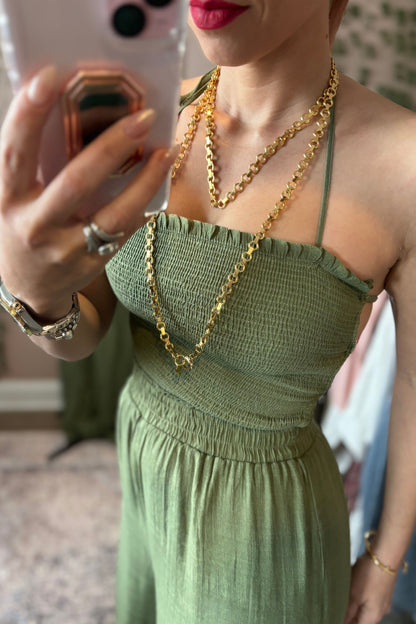 OLIVE JUMPSUIT