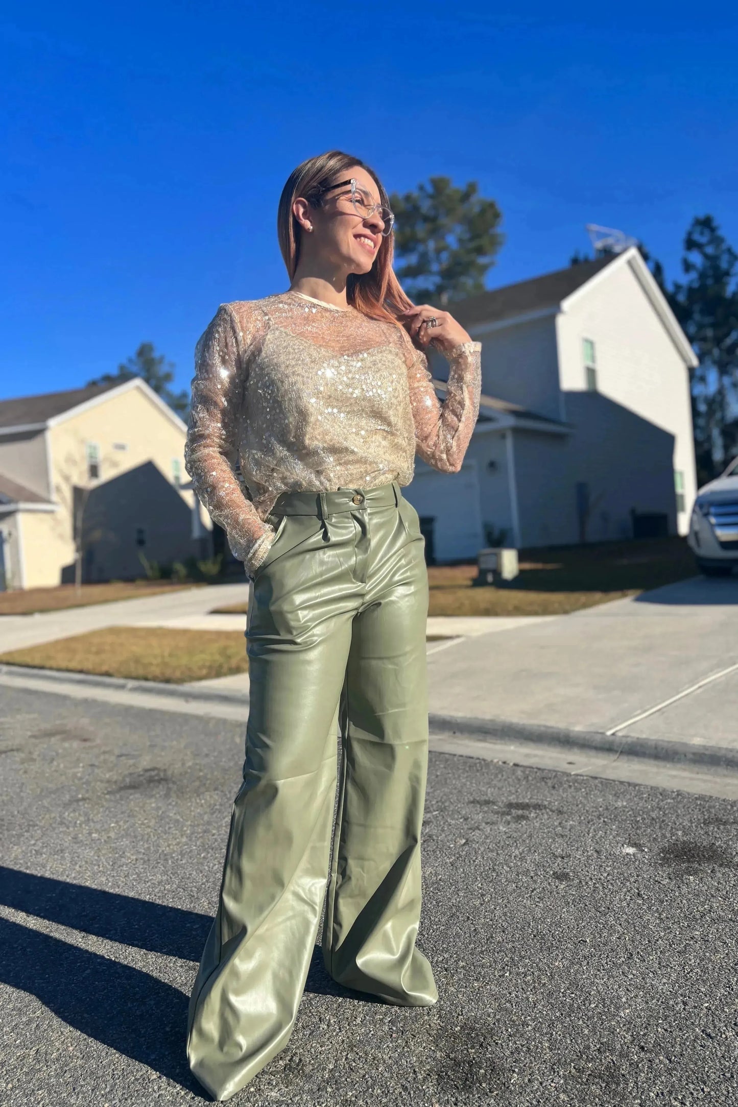 PAISLEY SEQUIN TOP