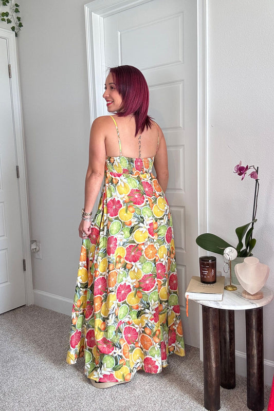CITRUS MAXI DRESS