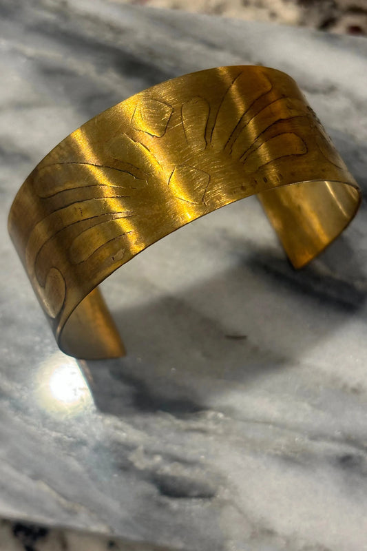 Brass cuff