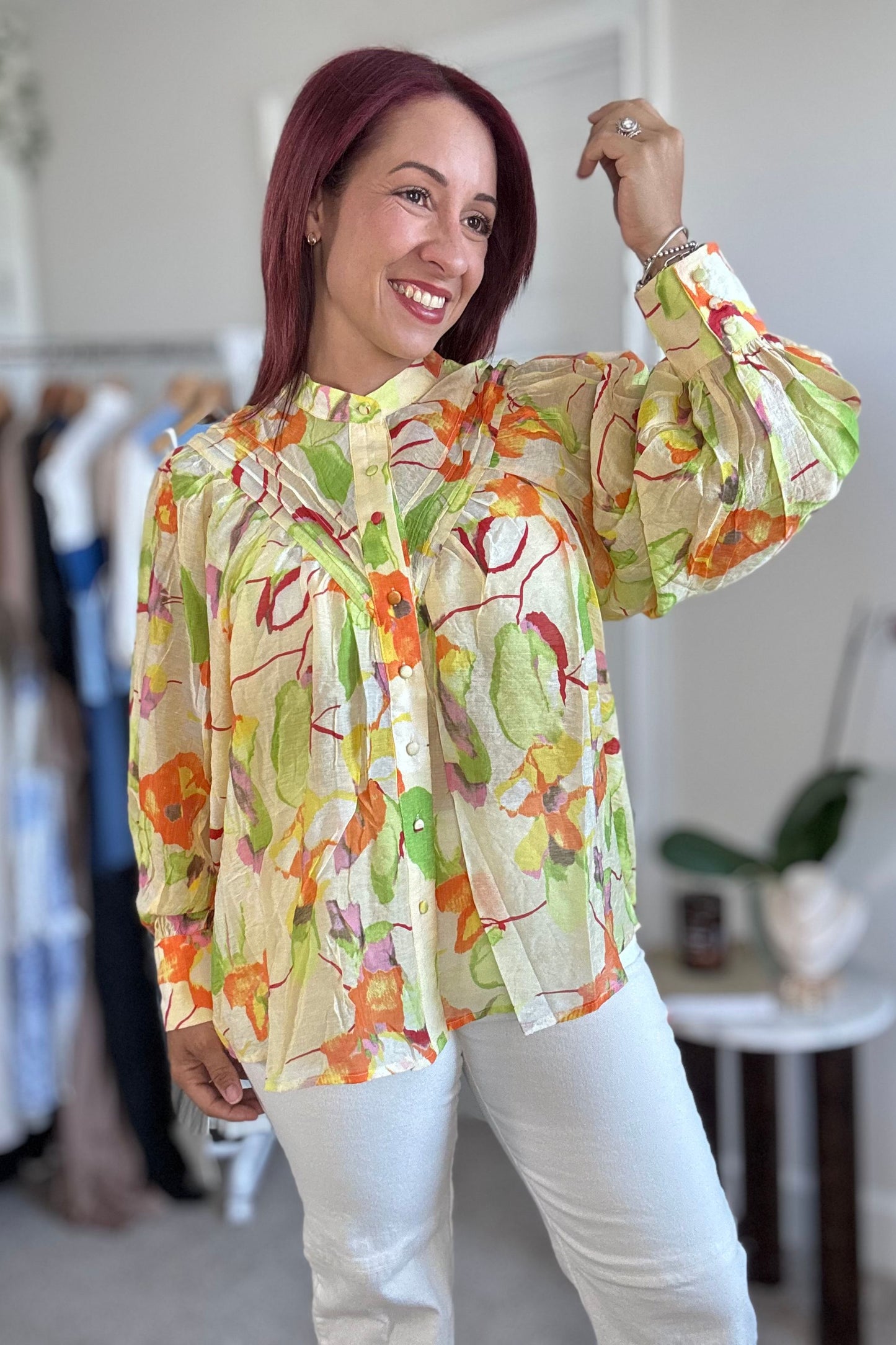 Colorful Oversized Blouse