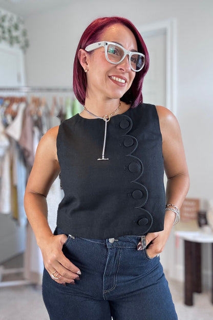 Scallop Blouse