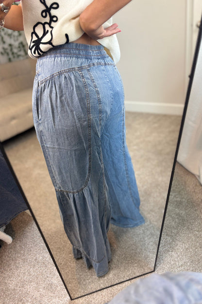 TENCEL WIDE LEG PALAZZO