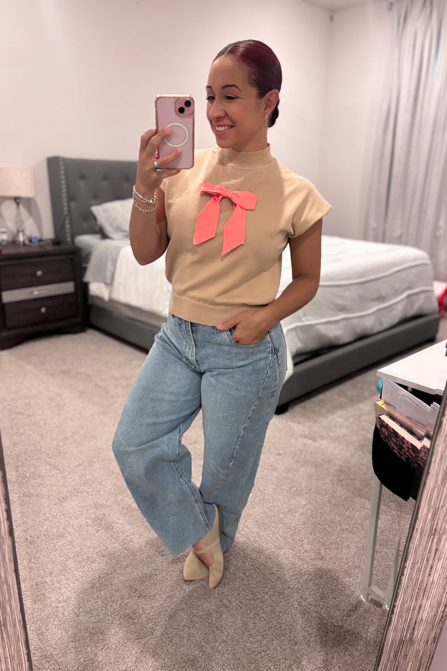High Waisted Barrel Jeans