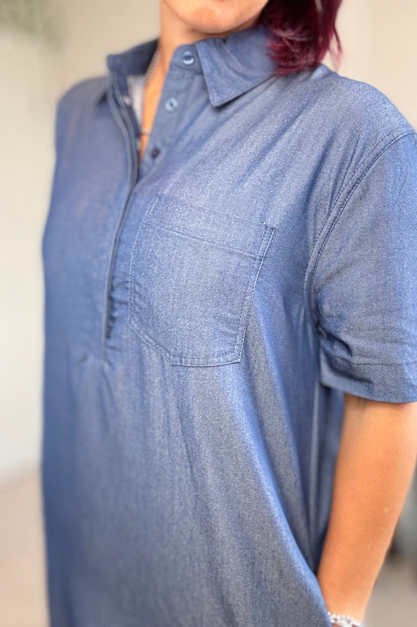 Denim T-shirt Dress 🚨pre-orden🚨
