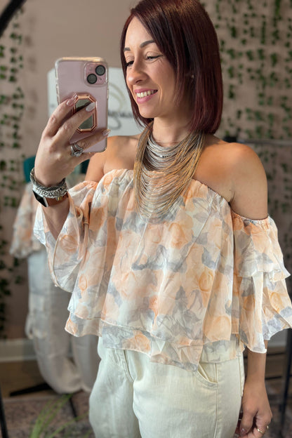 FLORAL OFF SHOULDER TOP