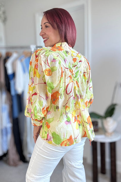 Colorful Oversized Blouse