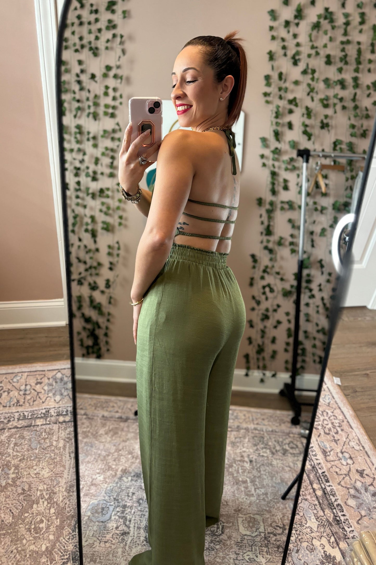 OLIVE JUMPSUIT