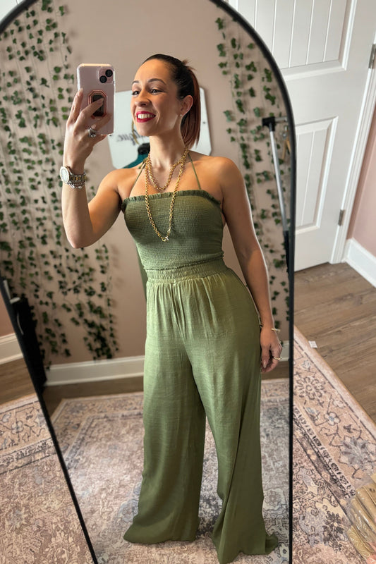 OLIVE JUMPSUIT