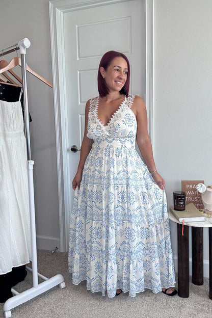Print Midi dress (solo LARGE)