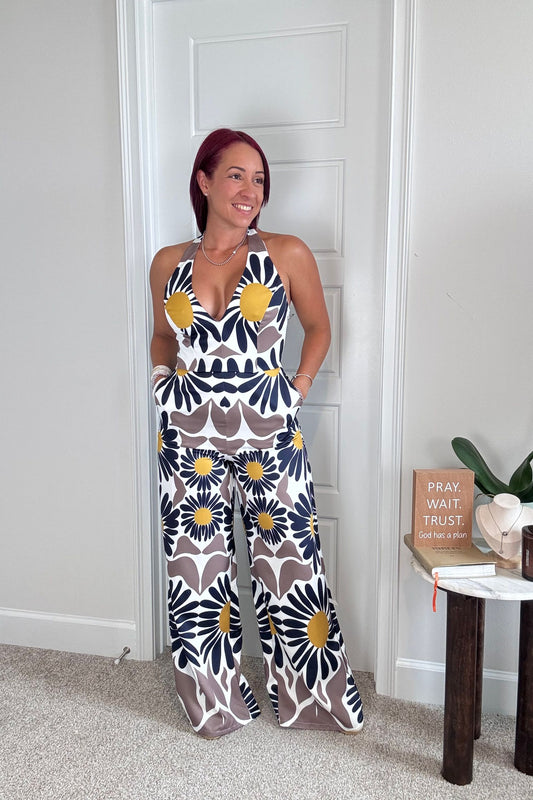 Bloom Halter Jumpsuit
