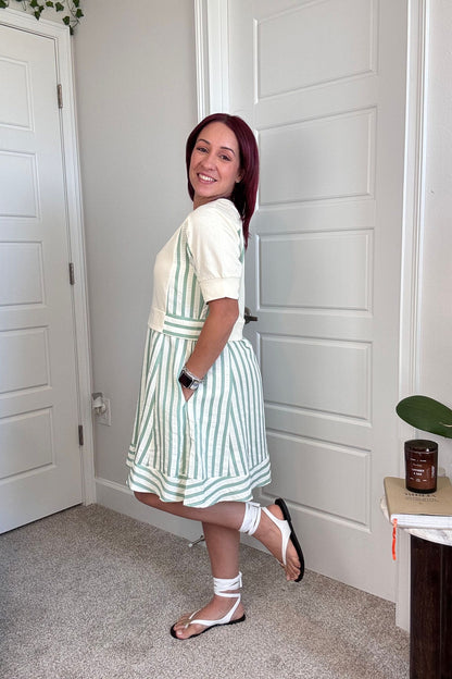 Stripes Comfortable Short dress