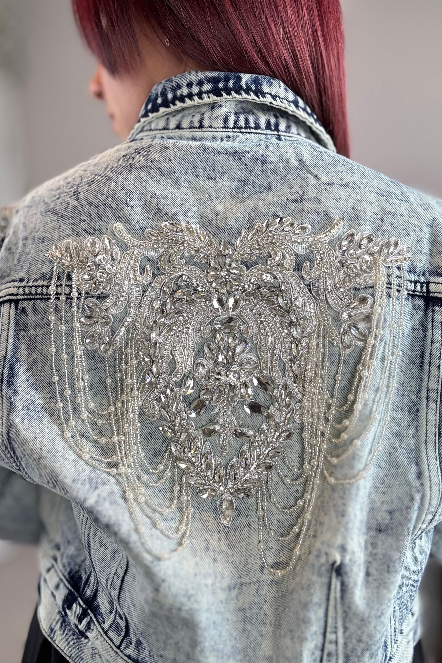 Beading Denim Jacket