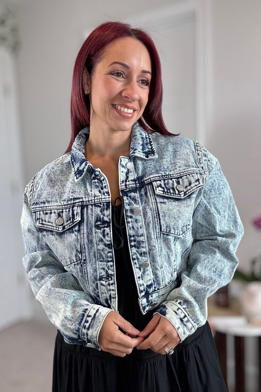 Beading Denim Jacket