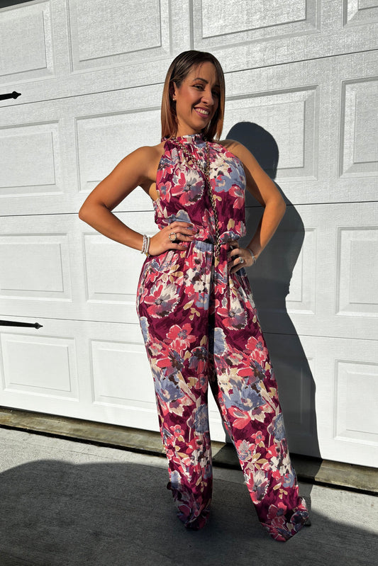 PLUM JUMPSUIT