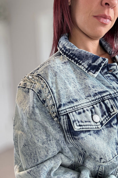 Beading Denim Jacket