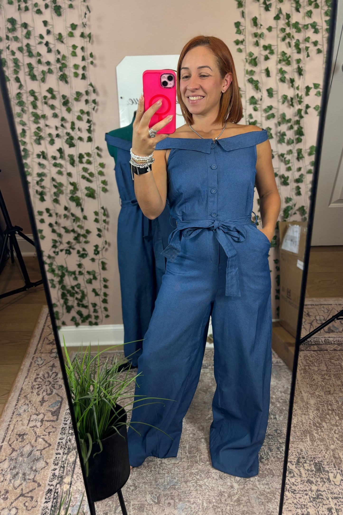 DENIM JUMPSUIT