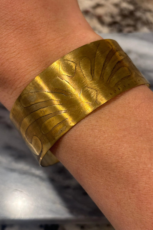 Brass cuff