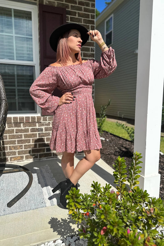 DUSTY ROSE DRESS