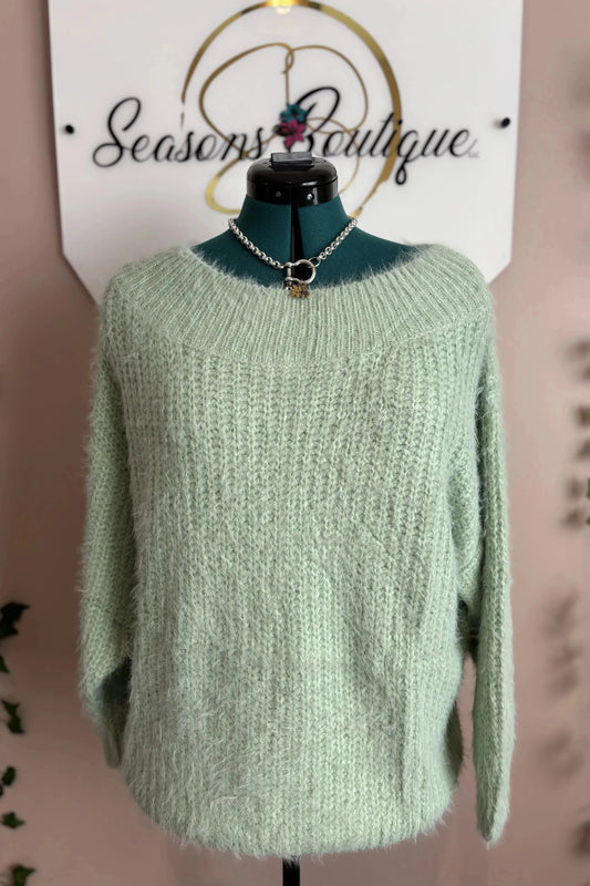 SAGE SWEATER plus