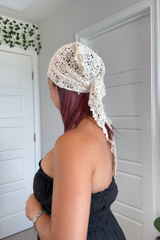 Crochet Triangle Scarf